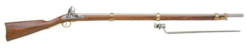 CHARLEVILLE RIFLE WITH BAYONET - AMERICAN REVOLUTIONARY WAR