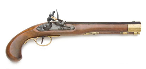 George Washington Flintlock Pistol, England 18th. Century