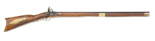 KENTUCKY FLINTLOCK RIFLE - 18TH CENTURY