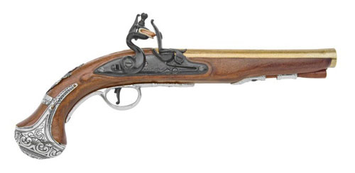 GEORGE WASHINGTON FLINTLOCK PISTOL