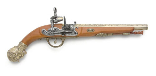 GERMAN 17TH CENTURY FLINTLOCK PISTOL