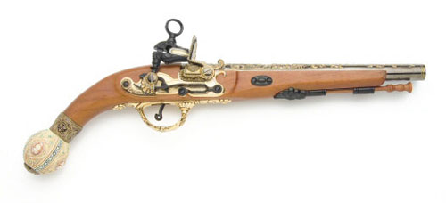 SPANISH 17TH CENTURY FLINTLOCK PISTOL