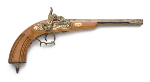 ITALIAN PERCUSSION MODEL DUELING PISTOL