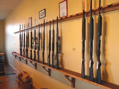 Custom Racks for Gun Shops, Sporting Goods Stores, Shooting Ranges 