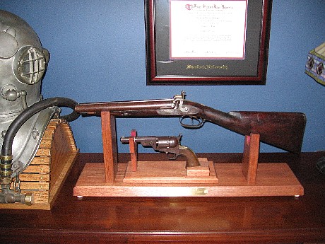 rifle display stand