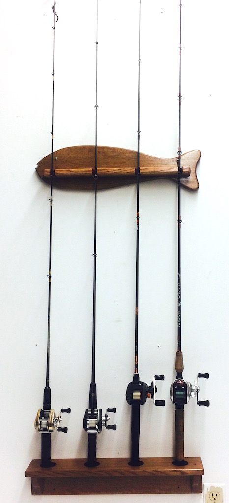 Wooden Fishing Pole Holder Off 65, Wooden Fishing Rod Rack