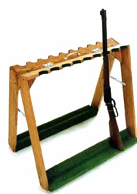 Stand Up Gun Rack Plans