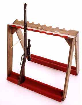 folding gun rack plans