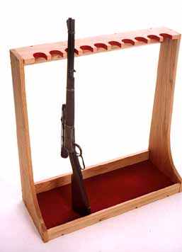 Stand Up Wooden Gun Rack Plans